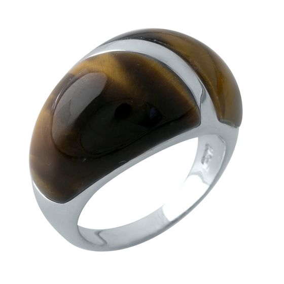 Серебряное кольцо с аммолітом