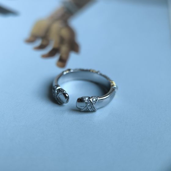 Silver Ring with Fianites
