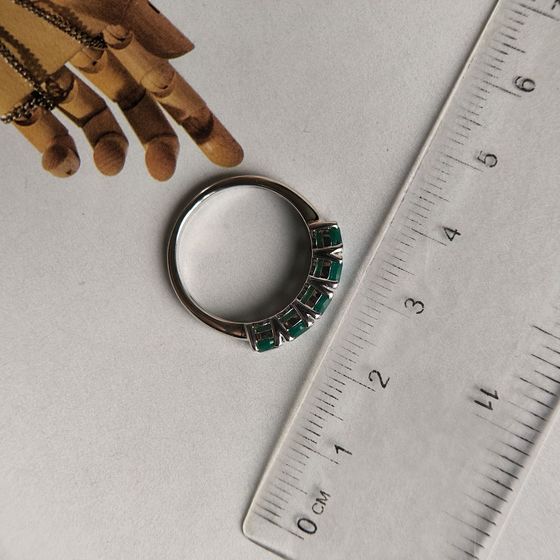 Срібна каблучка з агатом 1.1ct