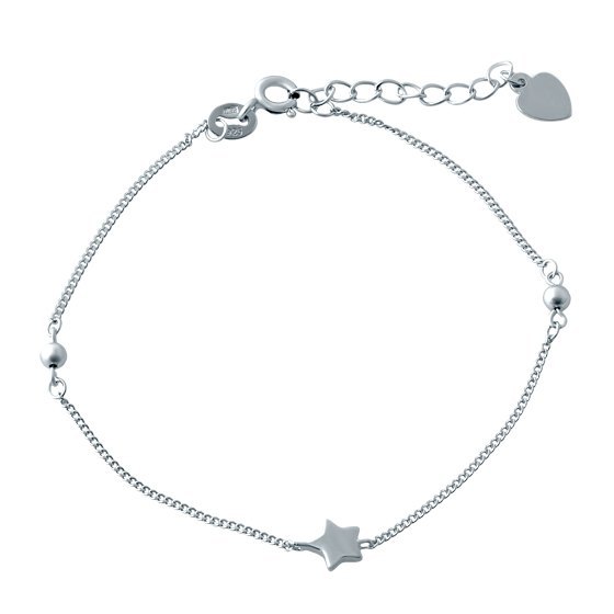 Silver bracelet without stones