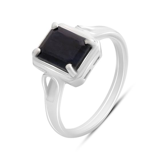 Срібна каблучка із сапфіром 2.367ct