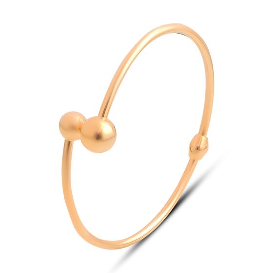 Золотий браслет без каменів