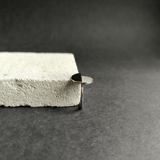 Silver Ring with Fianites