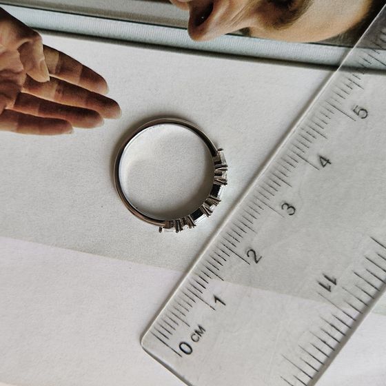 Silver Ring with Fianites