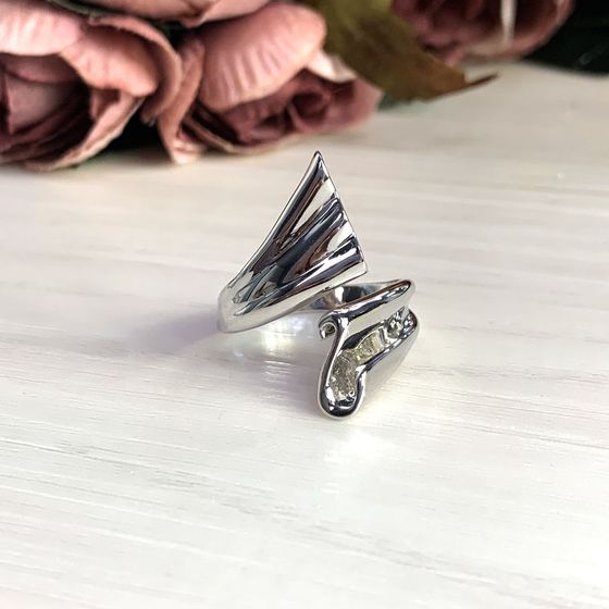 Silver ring without stones
