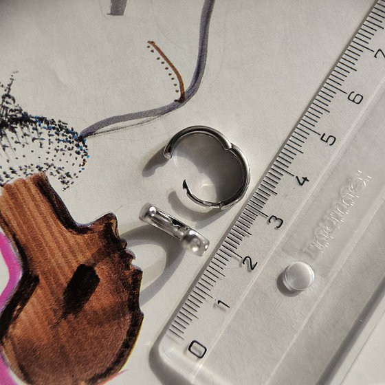 Срібні сережки з фіанітами