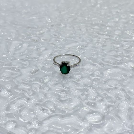 Серебряное кольцо с агатом 1.82ct