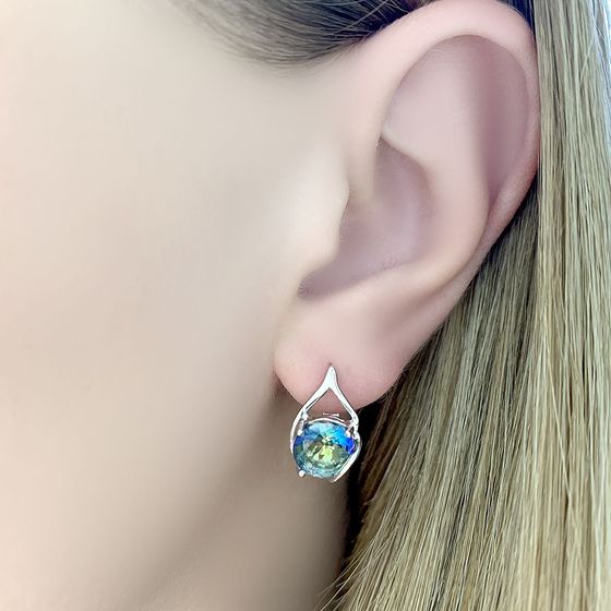 Срібна каблучка з містик топазом 1.425ct