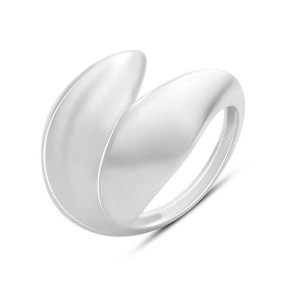 Silver ring without stones