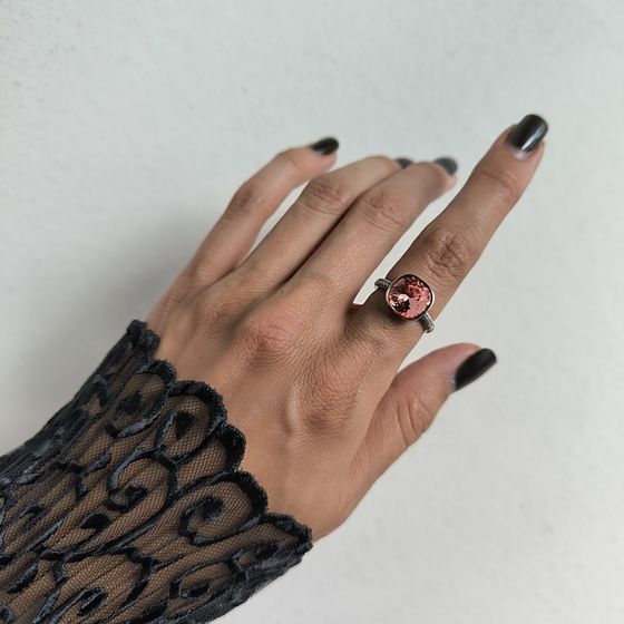 Silver Ring with Fianites