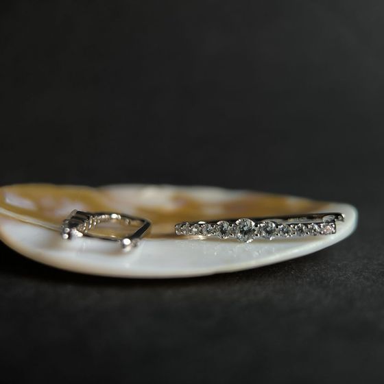 Срібні сережки з фіанітами