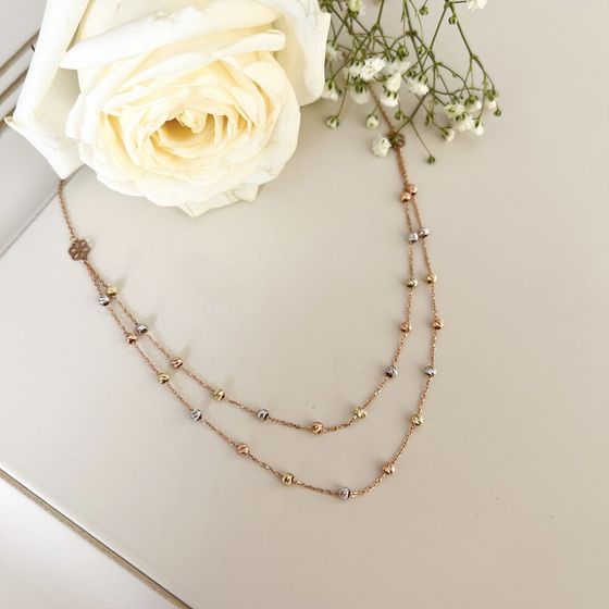 Золотое колье без камней