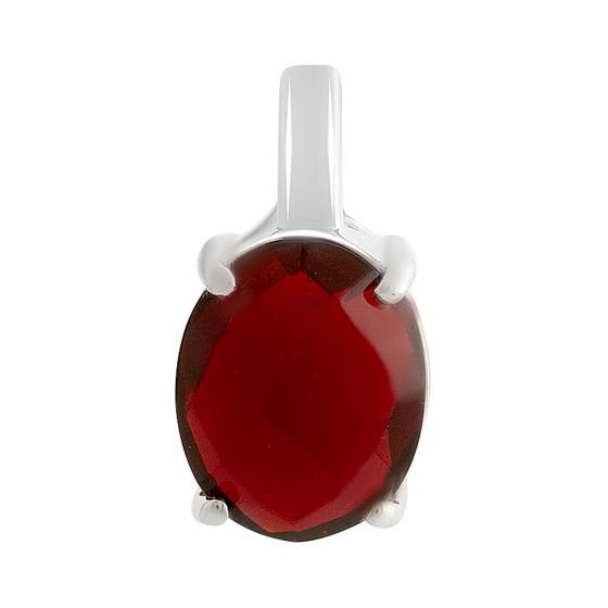 Silver pendant with nano garnet 2.188ct