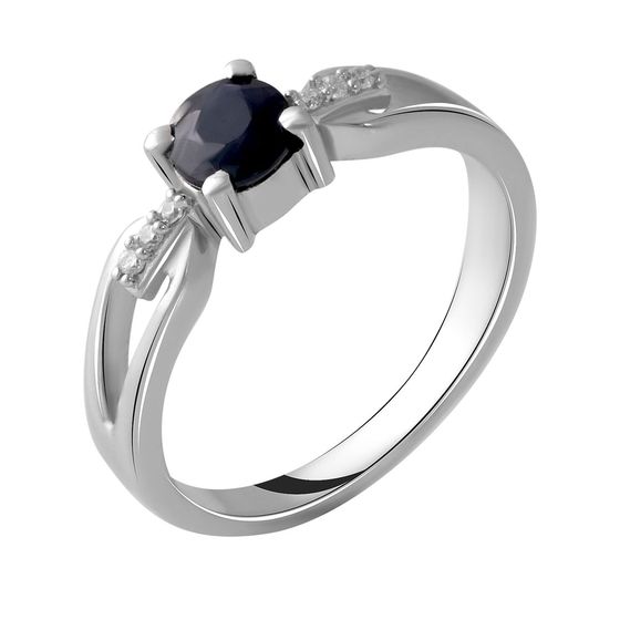 Серебряное кольцо с сапфиром 0.68ct