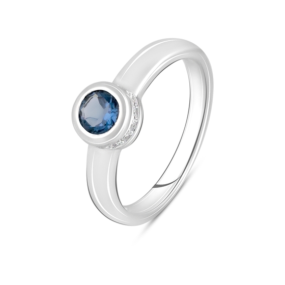 Серебряное кольцо с танзанитом nano 0.634ct