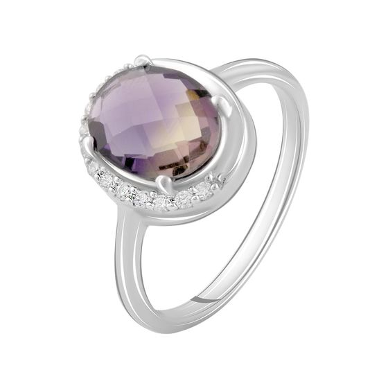 Срібна каблучка з аметрином nano 2.215ct