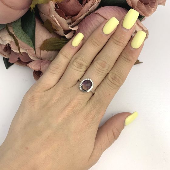 Срібна каблучка з аметрином nano 2.215ct