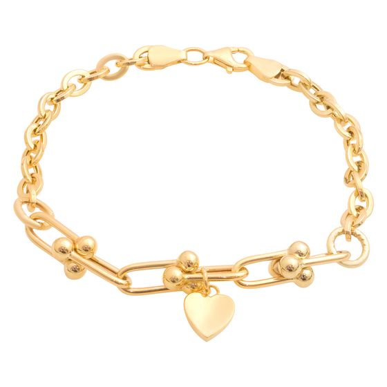 Gold bracelet without stones