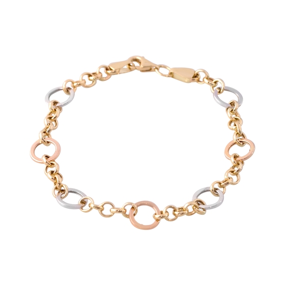 Gold bracelet without stones