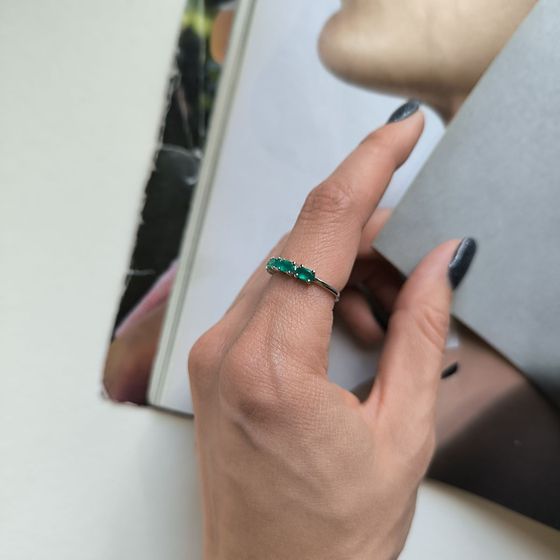 Серебряное кольцо с агатом 0.744ct