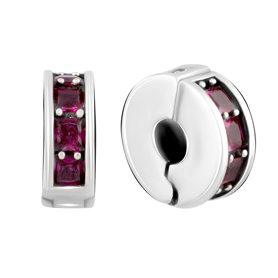 Серебряный шарм-клипса