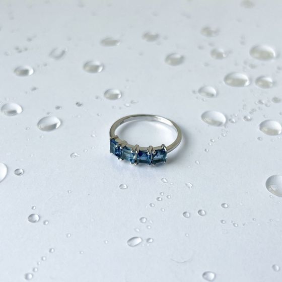 Серебряное кольцо с танзанитом nano 1.4ct