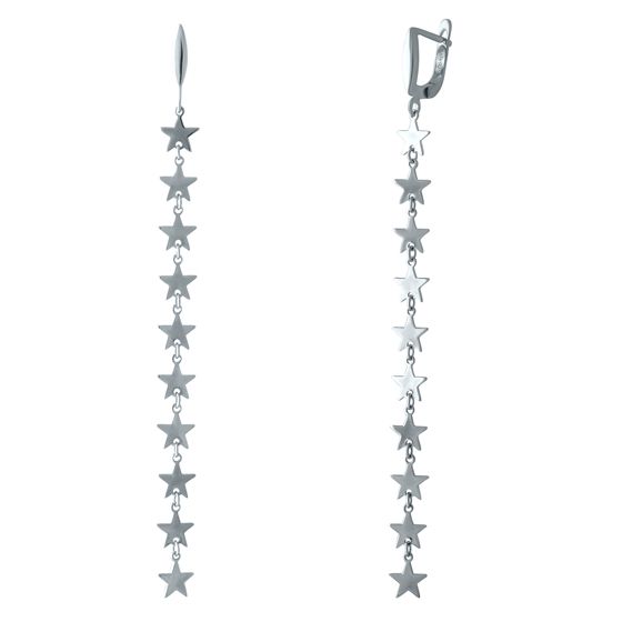 Срібні сережки без каменів