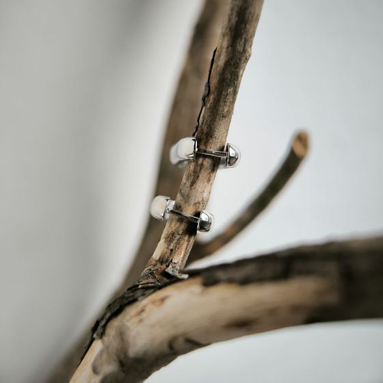 Срібні сережки без каменів