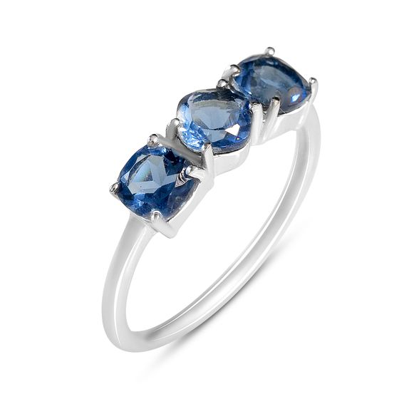 Серебряное кольцо с танзанитом nano 1.477ct