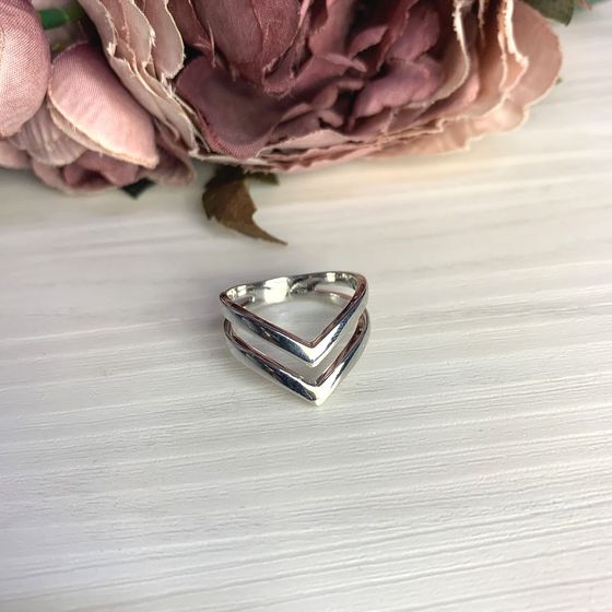 Silver ring without stones