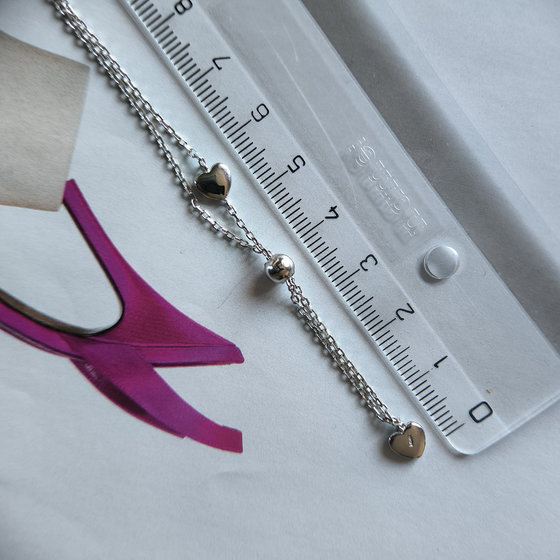 Silver bracelet without stones