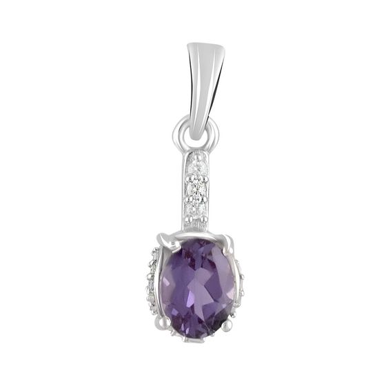 Серебряная подвеска с александритом 2.538ct