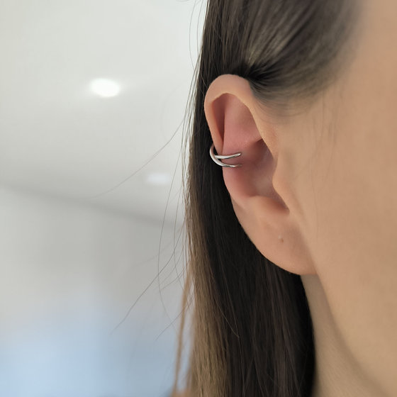 Срібні сережки без каменів