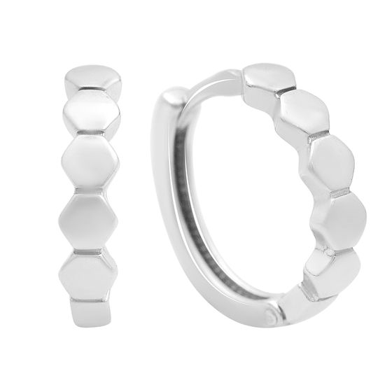 Серебряные серьги без камней