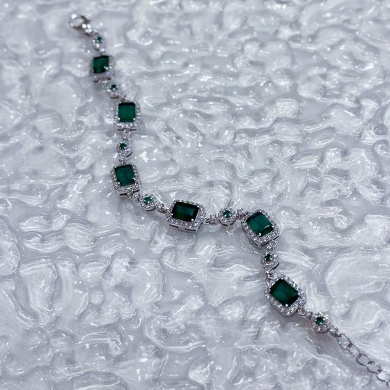 Silver bracelet with agate (8.955 carats)