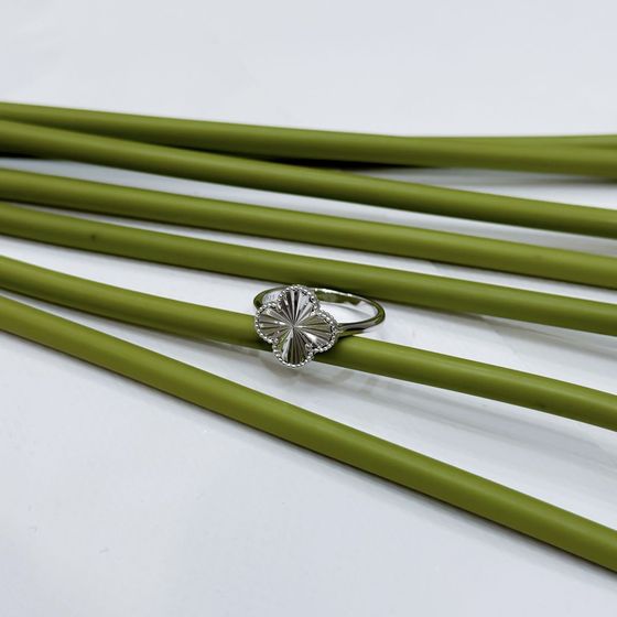 Silver ring without stones