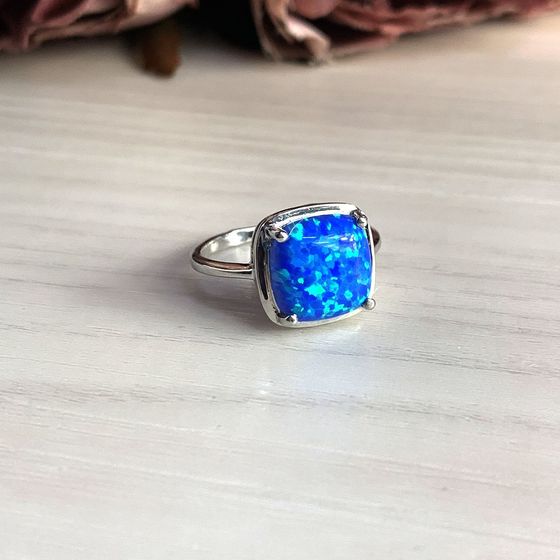 Серебряное кольцо с опалом 1.074ct