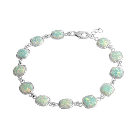 Серебряный браслет с опалом 10.5ct