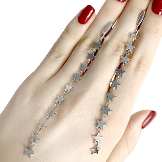 Срібні сережки без каменів