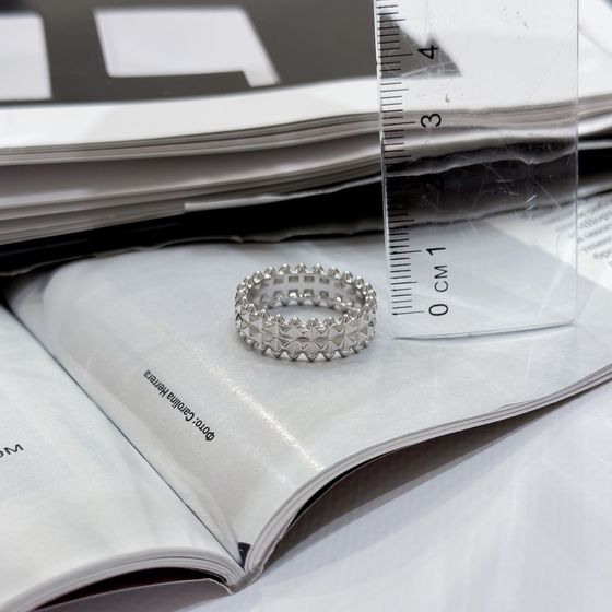 Silver ring without stones