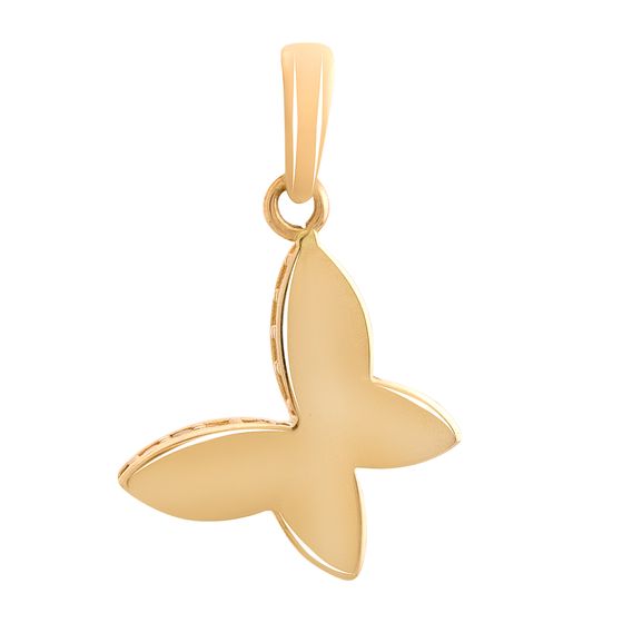 Золотая подвеска с фианитами 0.26ct