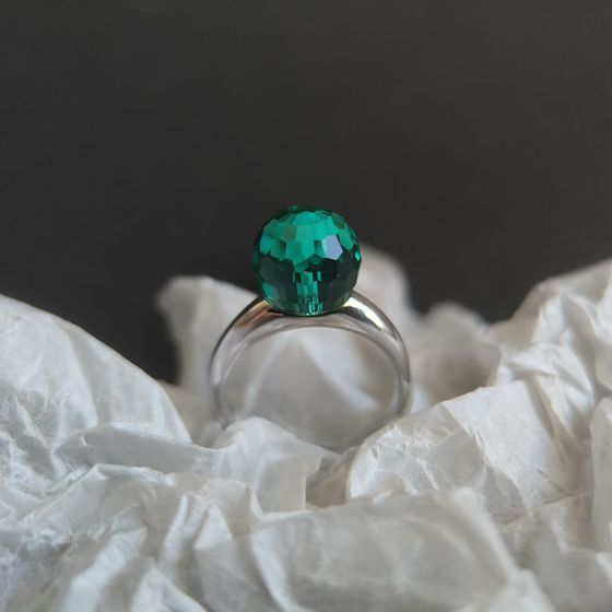 Silver Ring with Fianites