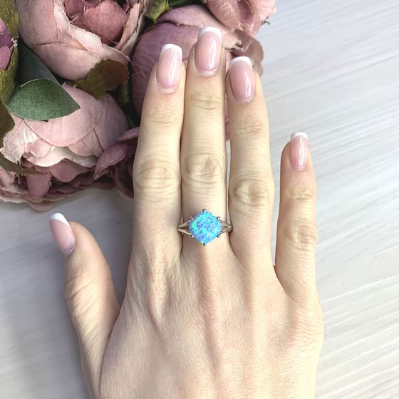 Серебряное кольцо с опалом 1.683ct