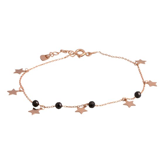 Золотой браслет с шпинелью