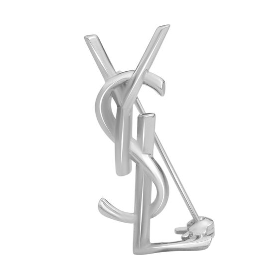 Silver brooch without stones