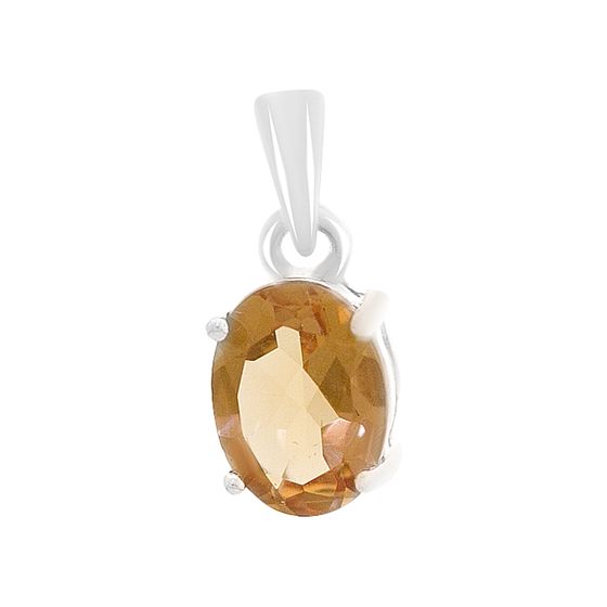 Срібна підвіска з султанітом