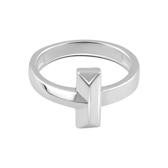 Silver ring without stones