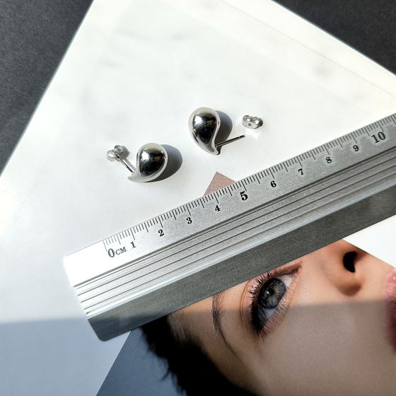 Срібні сережки без каменів