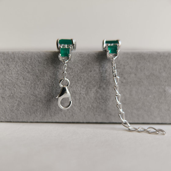 Silver bracelet with agate 10.506ct