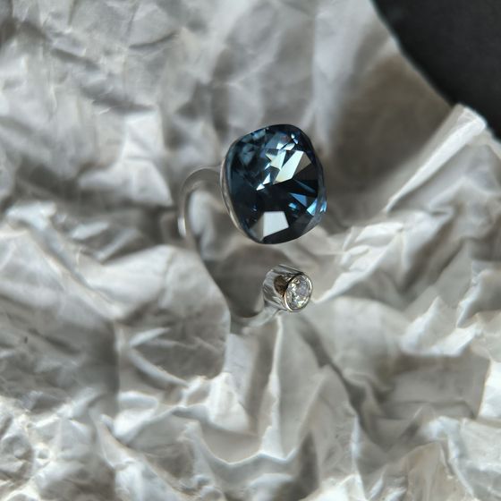 Silver Ring with Fianites